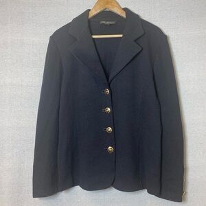 St John Basics Women’s Button Down Blazer Jacket